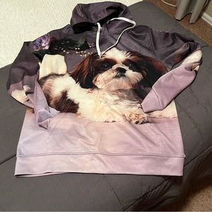 Sweatshirt - hoodie with Shitzu